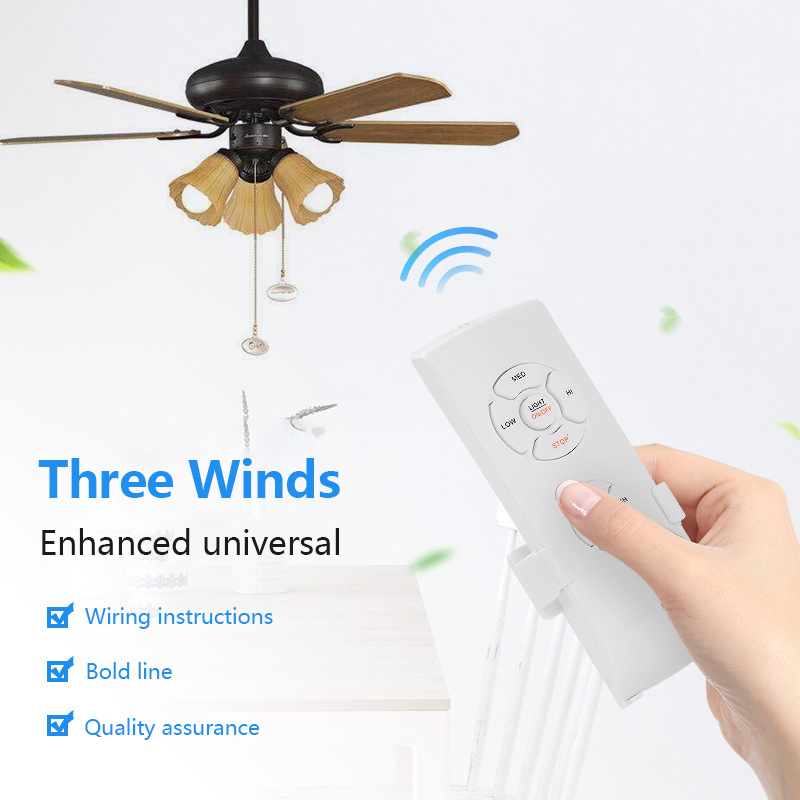 110V 220V Fan Lamp Controllers Switch Smart Ceiling Fan Light App Control Receiver Remote 30 Meter Distance