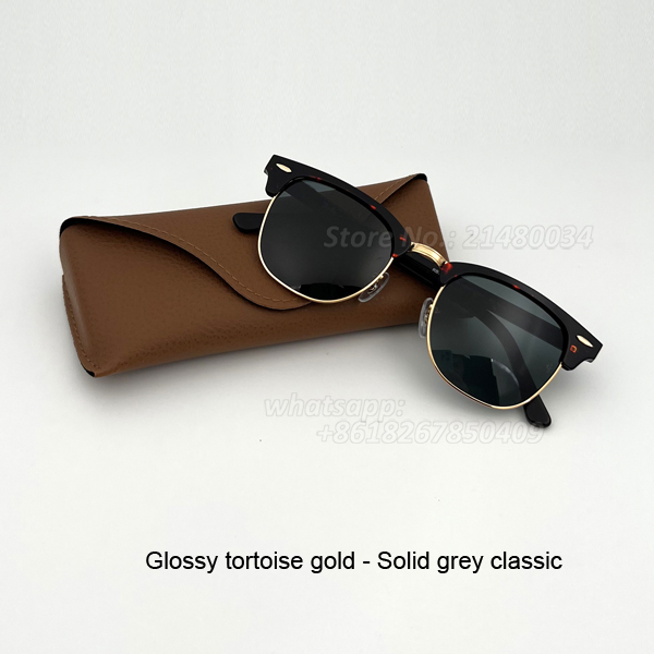 Mens fashion club sunglasses master womens design flash classic sunglass vintage 51mm sun glasses uv400 protection glass lenses men women with free leather case