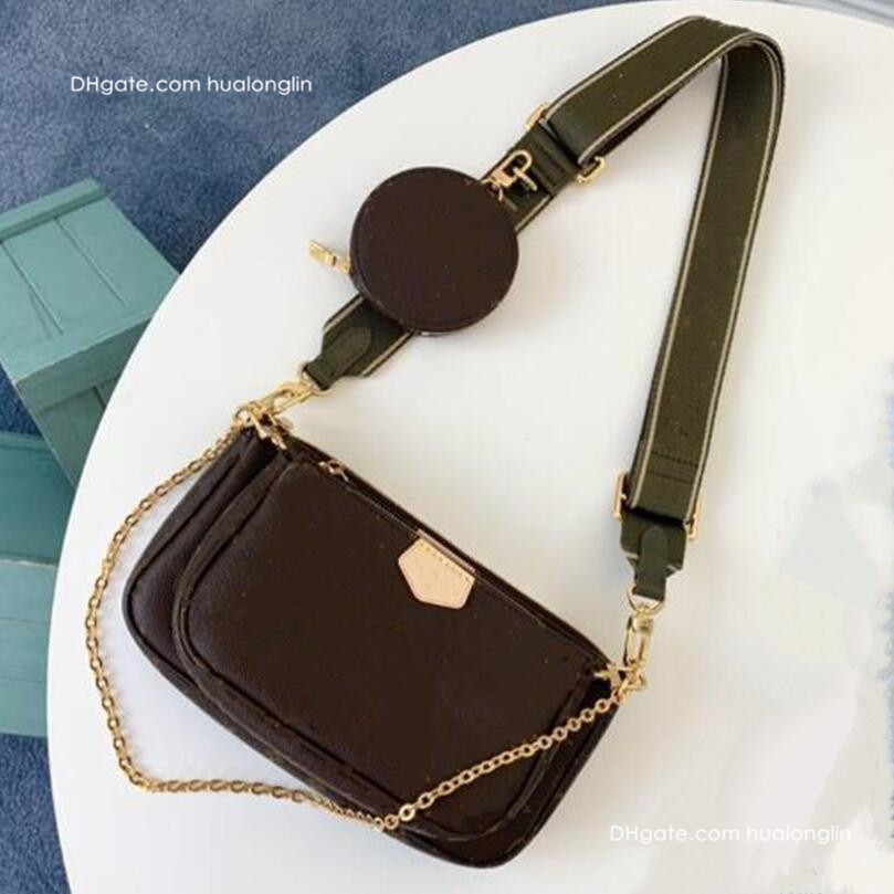 Quality Designer Women bag handbag straps strap purse cross body shoulder bags whole discount fashion flowers letters344u