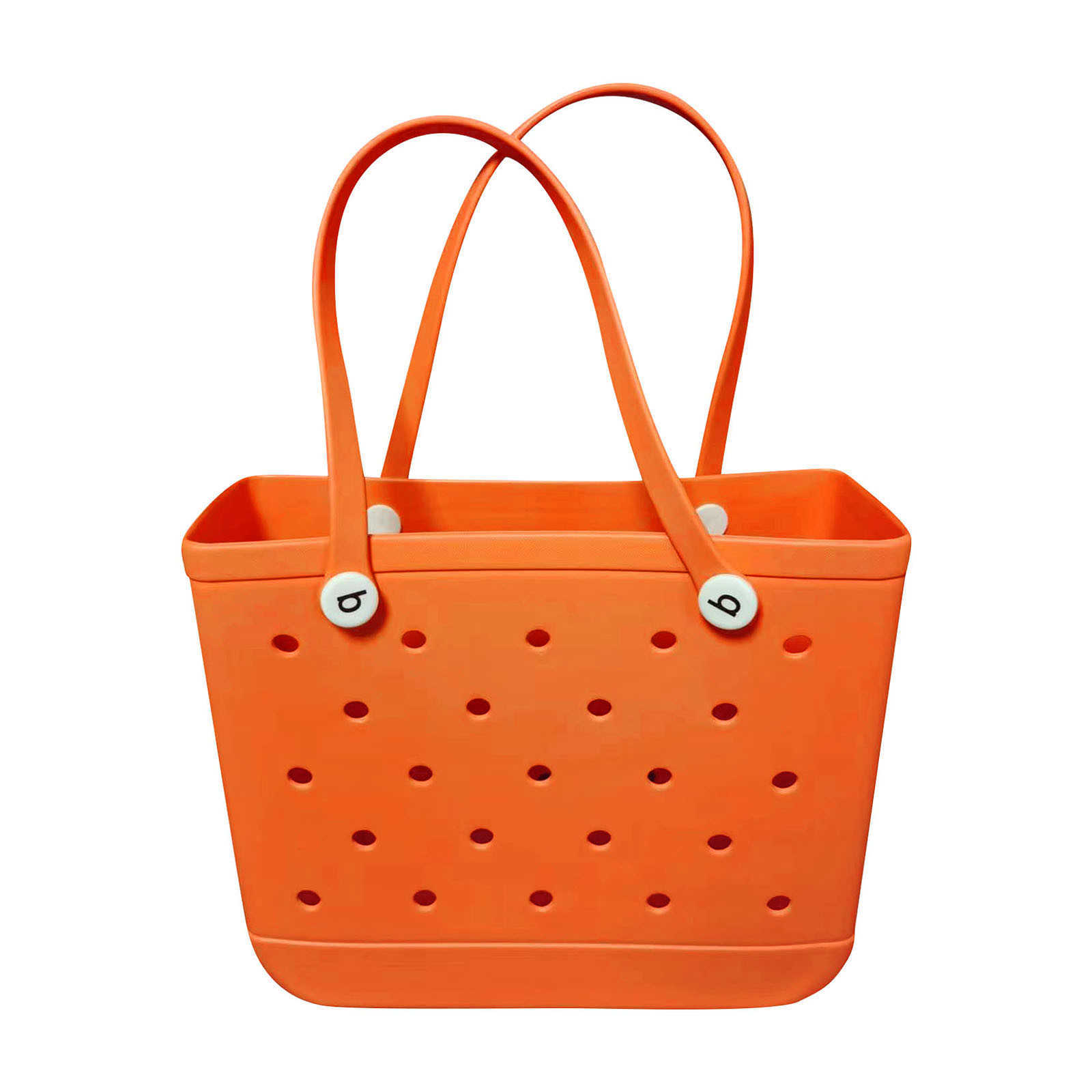 Opbergzakken 1 STKS Extra Grote Strandtas Zomer EVA Mand Vrouwen Siliconen Strand Tote Met Gaten Ademend Zakje Winkelen Opbergmand P230510