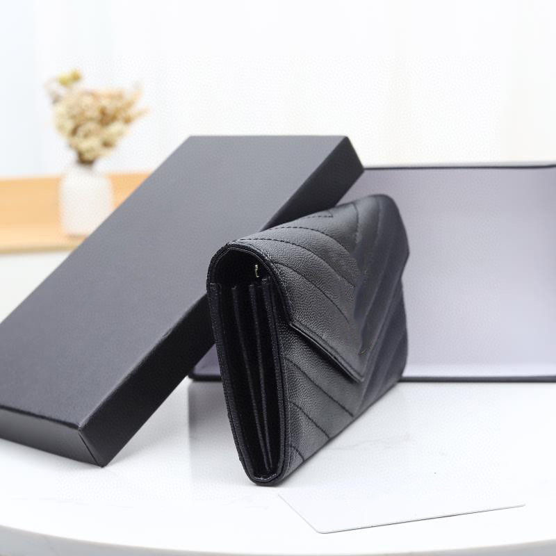Classic high-quality designer bags womens long wallet zipper purses cards and coins famous wallets purse card holder coin purse clutch bag with box free ship