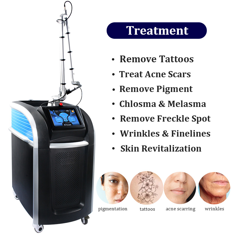 High Tech Tattoo Removal Pico Laser Spot Pigment Treatment Picosecond Machine