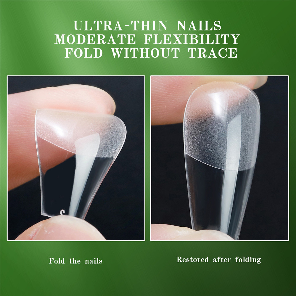 Full Cover Clear False Nails Tips,Press On Nail Fake Nail for Nail Slon DIY Home
