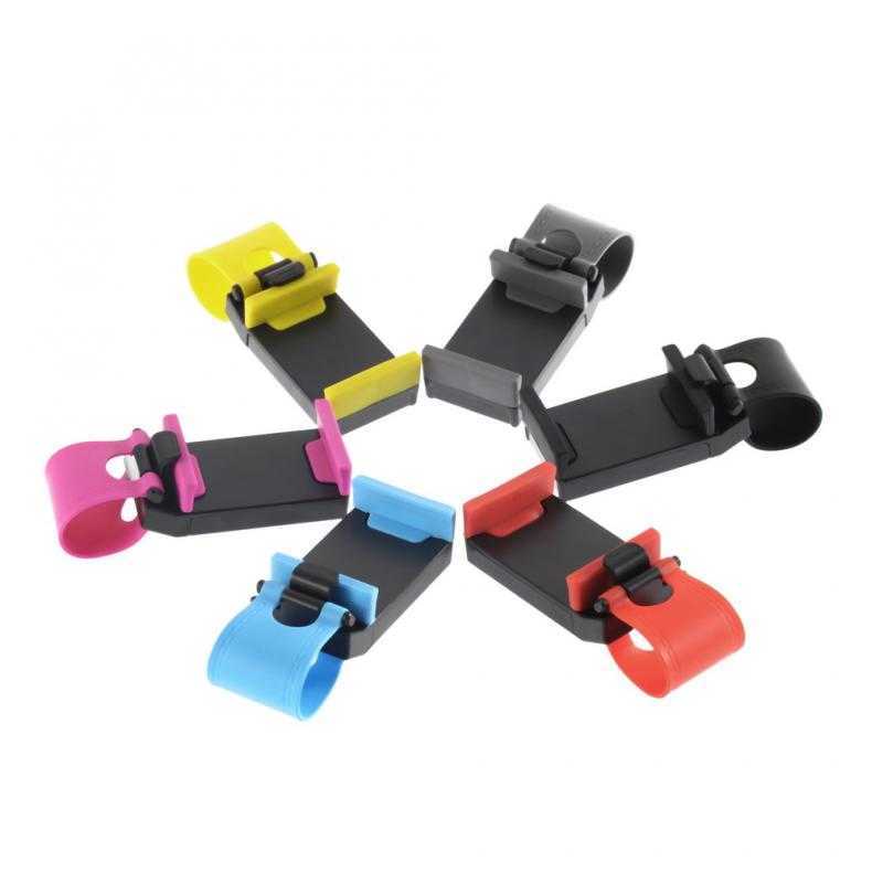 Auto Lenkrad Clip Telefon Kamera Halter Für iPhone Universal ABS Halterung Handy Ständer Halterung Zubehör