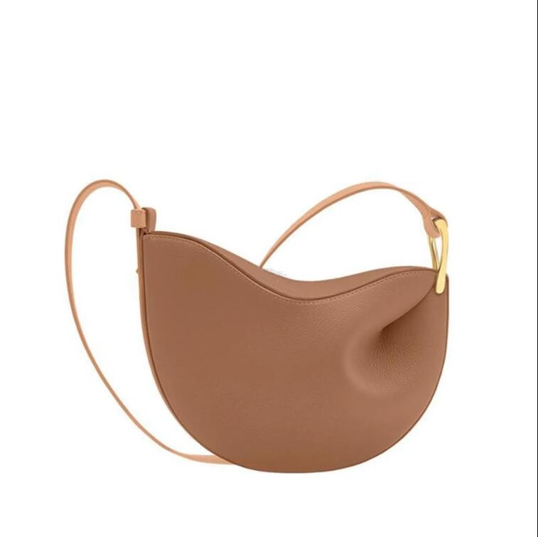 Bolso de tonca bolsos para el hombro para mujer bolsos de diseñador de grano completo de cuero negro marrón marrón blanco bolso cruzado de caramelo de caramelo