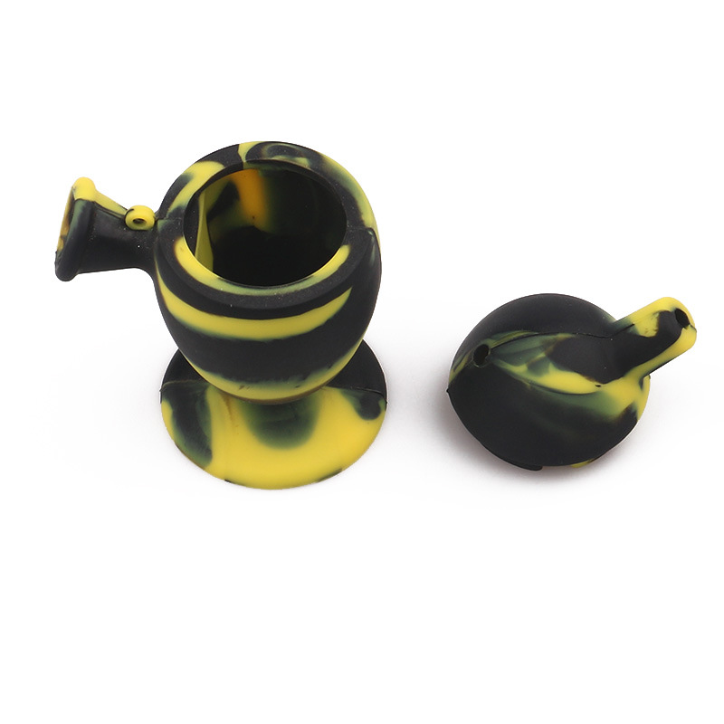 Fumer Pipes 40mm Eau Fumée Bouteille Mini Multicolore Silicone Fumée Pistolet