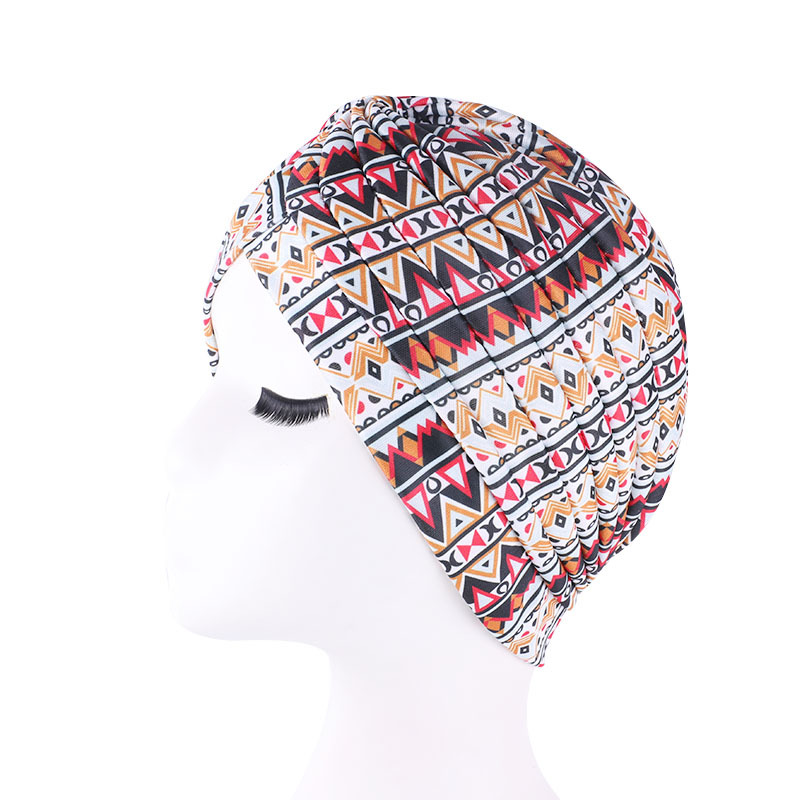 Nuove donne stampato floreale nodo cancro volant chemio cappello berretto sciarpa turbante testa berretto avvolgente cappello perdita di capelli accessorio cappello boemo