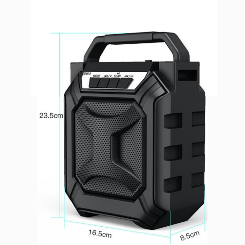 Bluetooth Small Dinger Outdoor Portable Radio беспроводной портативный мини -аудио -сабвуфер домашний сабвуфер