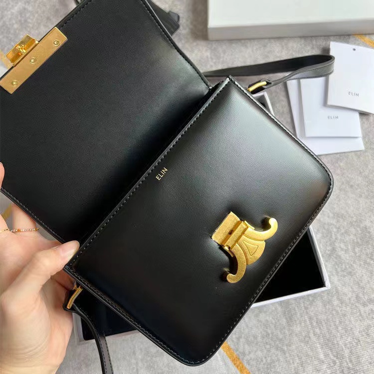 Designer tassen tas Triomphe handtas damestas alles-in-één retro clamshell kleine vierkante tas enkele schouder crossbody tas