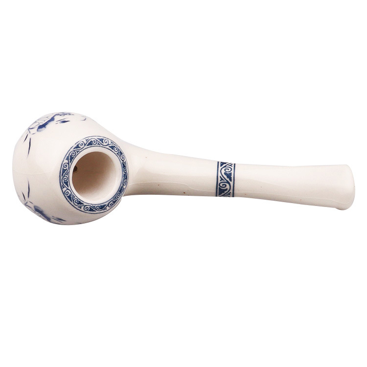 Smoking Pipes Hot selling 120mm lotus patterned ceramic pipe