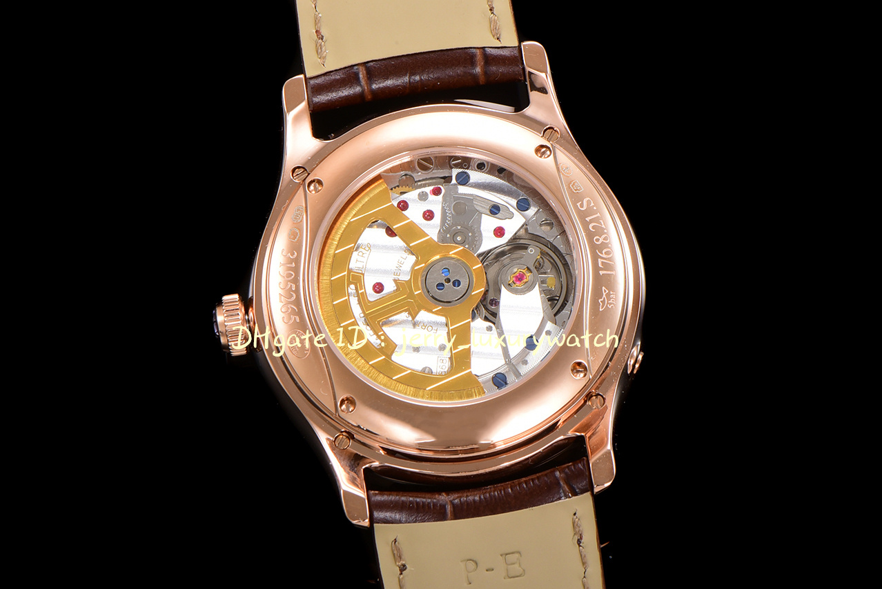 V9 JL Watch Luxury Men's 1302520 million calendrier 39mm, 868 mouvement mécanique, date mois semaine année or un