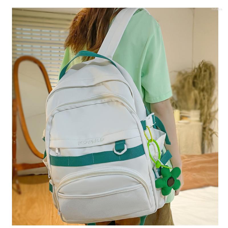 Рюкзак 2023 Fashion Kawaii Женский ноутбук Водонепроницаемые путешествия Mochila Высококачественная милая школьная сумка для девочек -книж