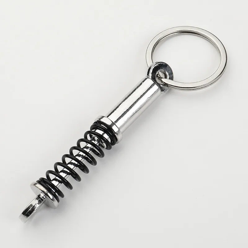 Creative Auto Exhibition Advertising Keychain Shock Absorber Suspension Hand-made Zinc Alloy Keychains Jewelry Pendant