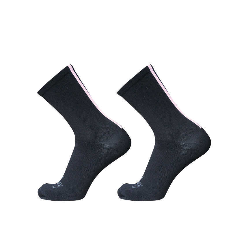 Sports Socks New rapha cycling socks Heel line compression and breathable sports bike socks calcetines ciclismo P230511