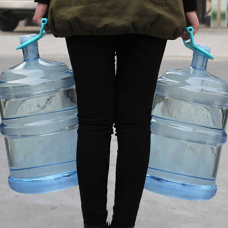 Nouveau Poignée de bouteille d'eau épaissie, grand seau de levage d'eau avec support antidérapant