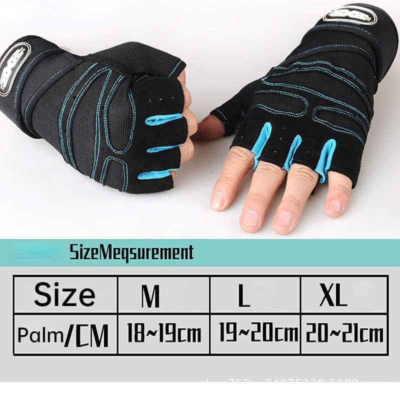 Sports Gloves Gym Gloves Fitness Heavyweight Training Gloves Men Women Body Building Half Finger Non-Slip Gloves Wrist Weightlifting nice P230511