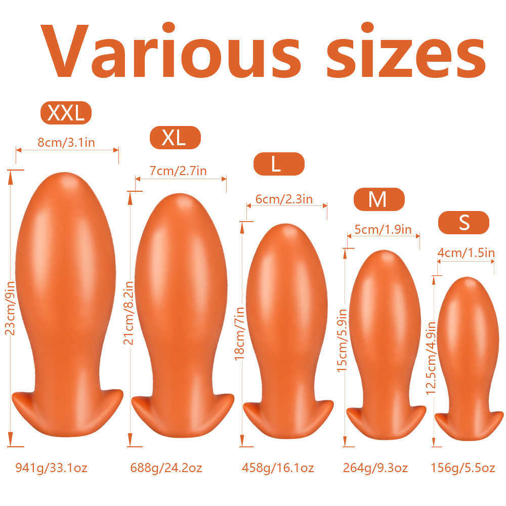 Produtos enormes para adultos Silicone Dildo Big Butt Plug Plug Sexo Sexo Vaginal Expandes Sm Toys 18+