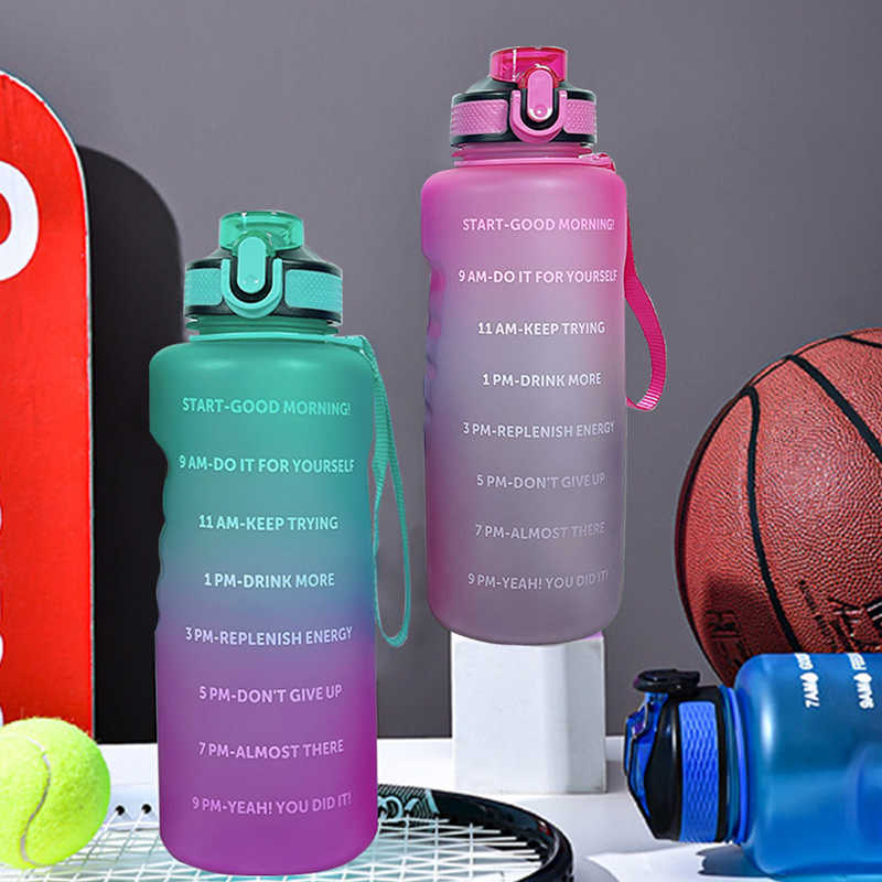 1500 мл пластиковые бутылки бутылки с бутылками BPA Бесплатное открытая спортивная вода для водяной кружки Студенческая портативная кружка с ручкой для питья инструмента