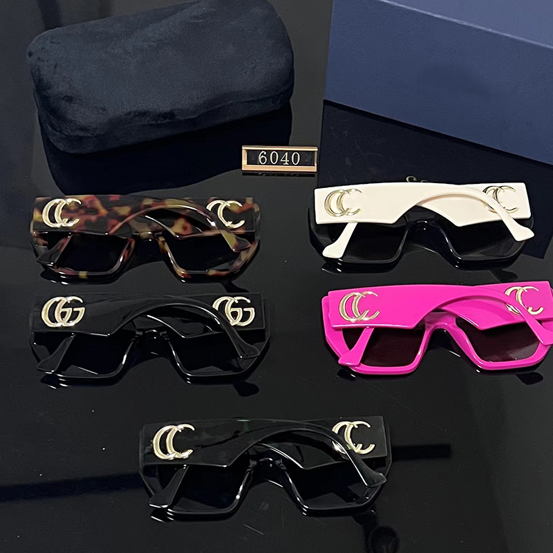 럭셔리 디자이너 선글라스 여성용 선글라스 선글라스 클래식 선글라스 UV 400 비치 선글라스 상자 포함 아주 좋음