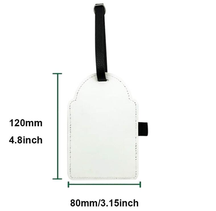 Card Holder Sublimation Blanks Golf Bag Tag with 3 Wooden Tees for Father's Day Gift