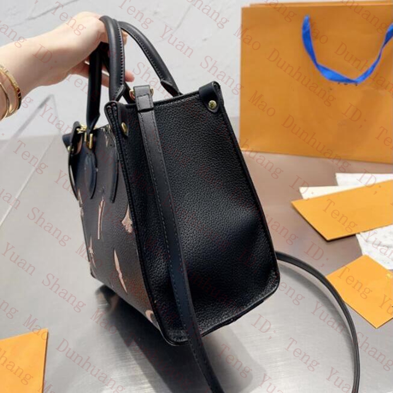 FASHION ON THE GO designers bags genuine leather WOMEN Handbags Embossed Monograms pattern messenger crossbody shoulder bag Totes Wallet purse woman backpack