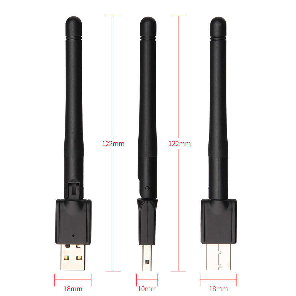 USB WiFi Adapter USB WiFi -mottagare 7601 Trådlöst nätverkskort USBWIFI 7601 Nätverkskort