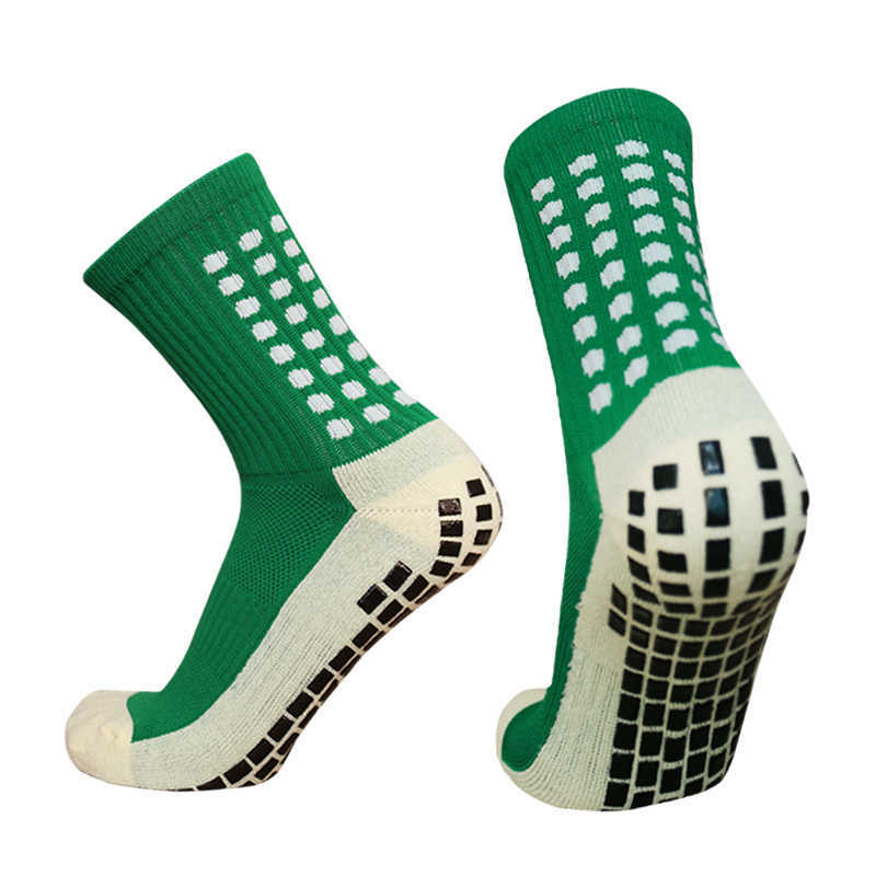 Sportsokken Nieuwe anti-slip voetbal Sokken Men Women Outdoor Sport Grip Football Socks AntidesLizantes de Futbol P230511