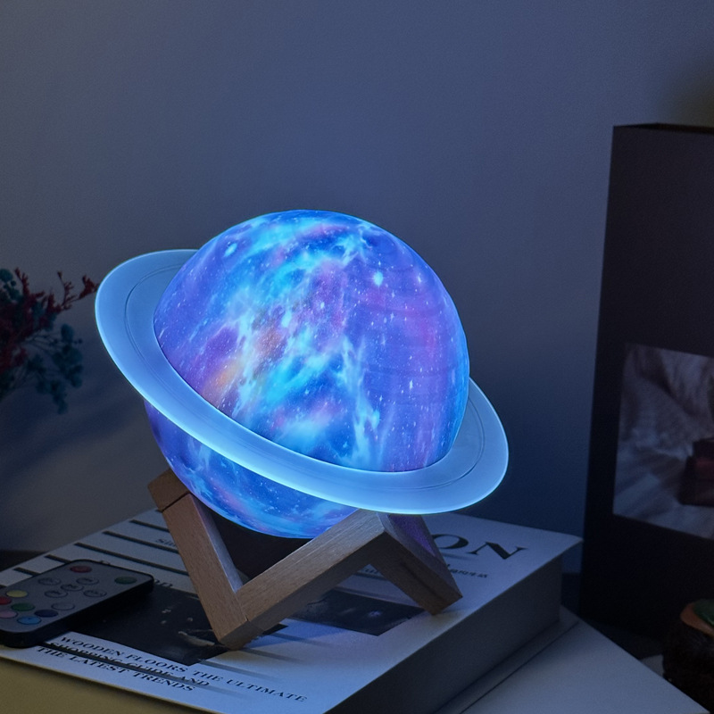 Saturn Ring Fantasy Haut-parleur Bluetooth De Bureau Maison Subwoofer Nouvellement Amélioré 3D Transfrontalier Hifi Lumière et Son