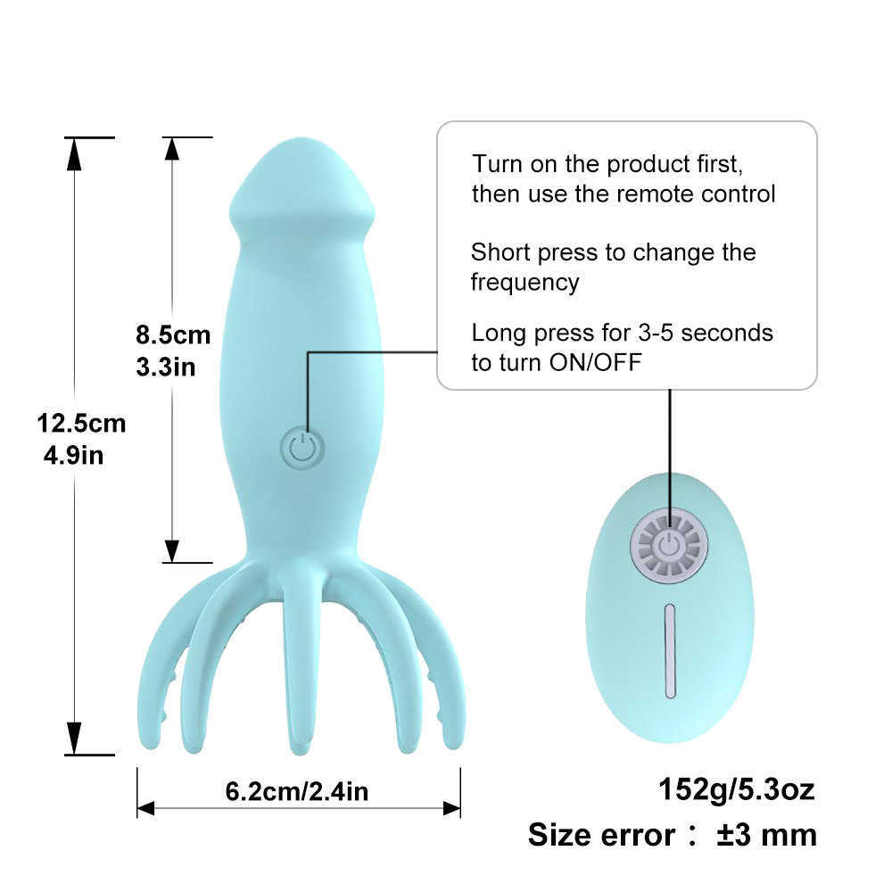 Octopus vibrador vibrador clitóris mamilos suckingsager controle remoto plug plug plug ovos de amor ovos de aumento dos breques sexuais para mulheres 18