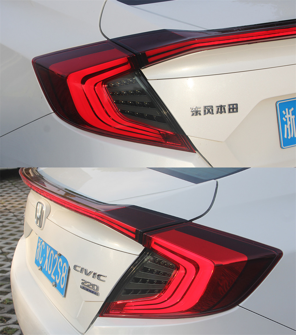 Luci auto Honda Civic Hatchback 20 18-20 21 Fanali posteriori a LED Lampada posteriore DRL LED Segnale dinamico Freno Accessori retromarcia