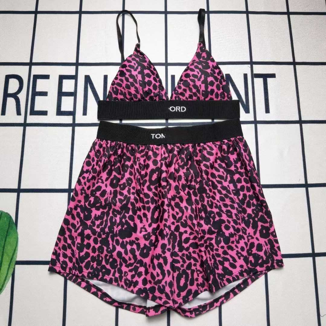 Roupas de ioga de grife feminino tf leopardo elástico veludo confortável