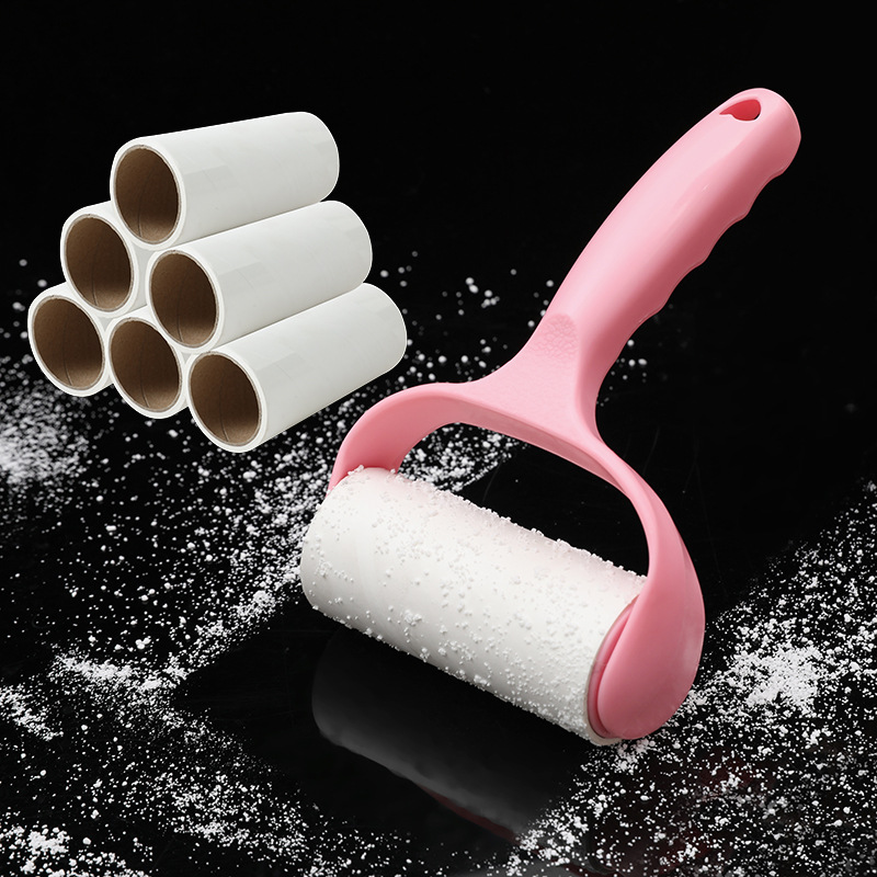 Sticky Lint Roller Lint Dust Hair Remover Cloth Sticky Roller Brush Cleaner Can Replacement core Hair Remover Cleaner Clothes Z00010