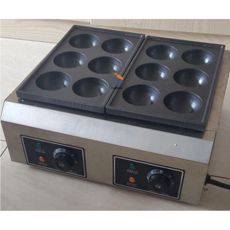 Gaz commercial 12 pièces Takoyaki Machine 8 cm grand poulpe boulette de viande électrique 110/220 V Takoyaki Machine