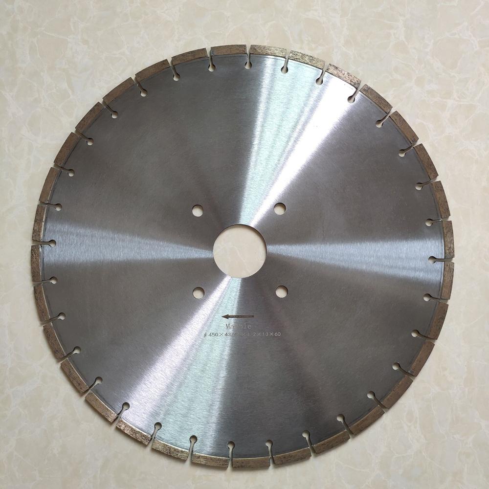 Pièces DB89 diamètre 450mm disque de coupe en marbre 18 pouces lames de scie diamant pour marbre 60mm trous centraux intérieurs 1 pièce