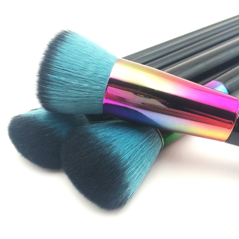 7 datorer Makeup Brushes Set Eye Shadow Foundation Women Cosmetic Powder Blush Blending Beauty Make Up Tool for Nybörjare