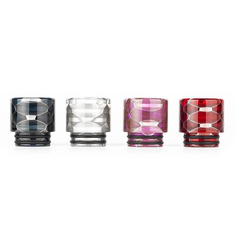 810 Porte-cigarettes Embouts En Nid D'abeille Résine Drip Tips Pipe À Fumer Accessoires De Vapeur Embouchure Pour 810 Fil Smok TFV12 RBA Réservoir Atomiseurs Driptips Couverture