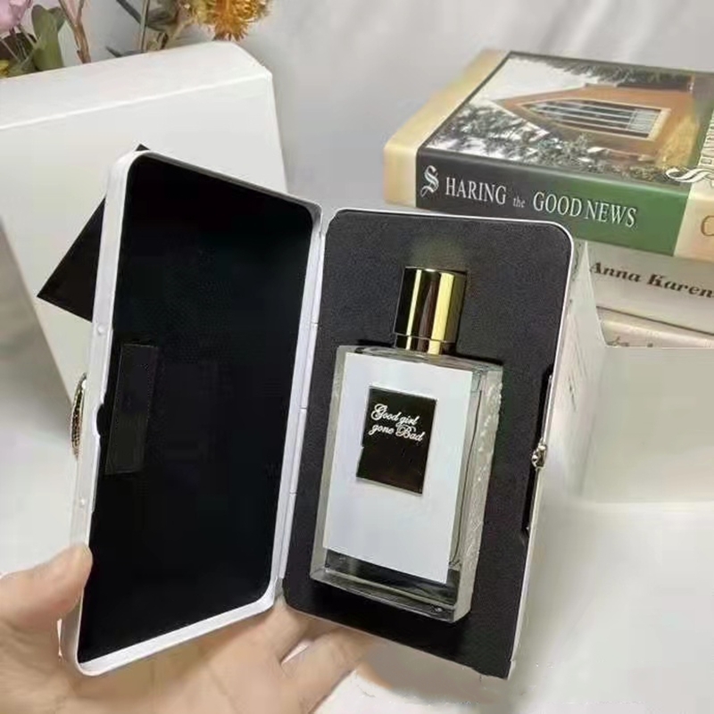 2sortes 50ml parfum unisexe EDP Bouteille noir et blanc Floral bonnes odeurs vaporisateur EDP bateau rapide