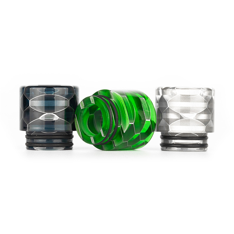 810 Porte-cigarettes Embouts En Nid D'abeille Résine Drip Tips Pipe À Fumer Accessoires De Vapeur Embouchure Pour 810 Fil Smok TFV12 RBA Réservoir Atomiseurs Driptips Couverture