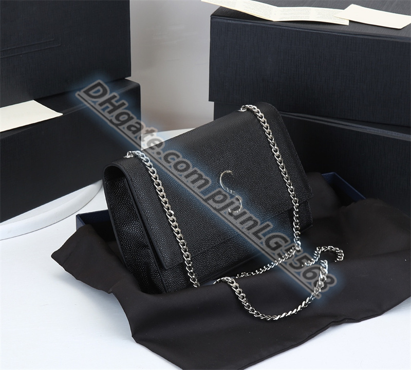 Luxury Designers Woman Classics Cross Body Bags Fashion Style Handväskor Toppkvalitetskedja axlar Väska Dermis Solid Color Evening Bags Clutch Hobo Wallet