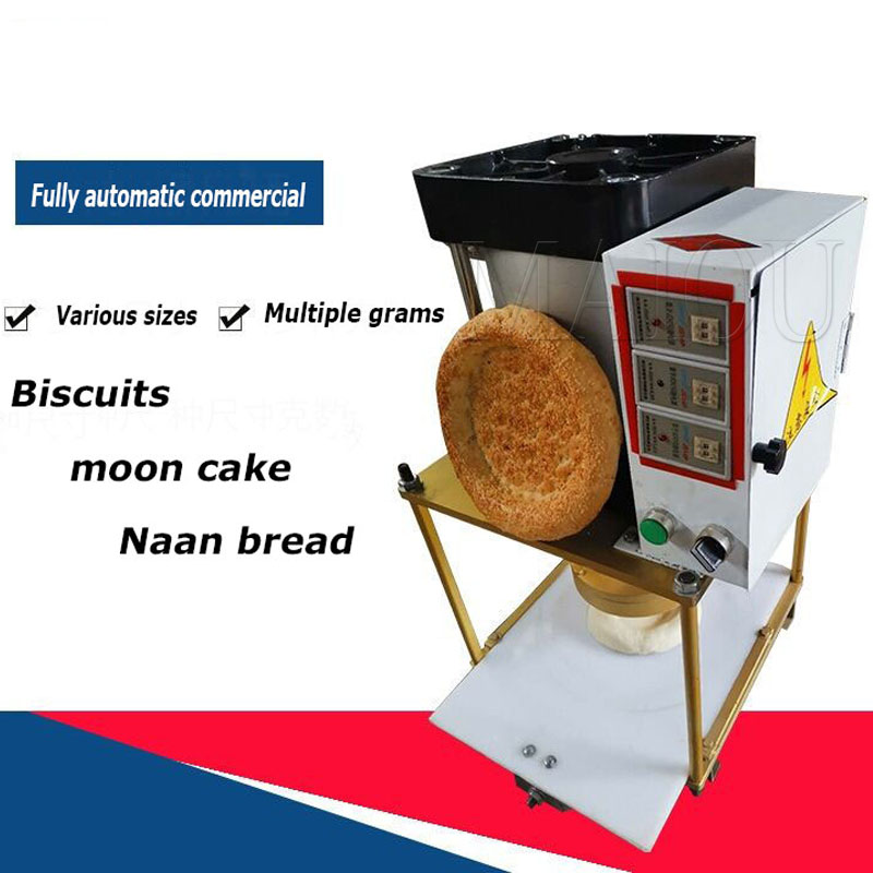 Pneumatisk transporttyp Pizza Dough Press Machine/Naan Bread Making Pressing Tool Equipment