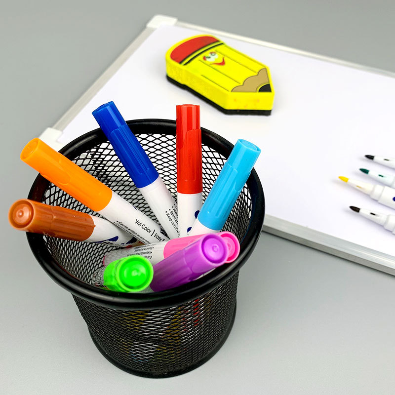 Bolígrafo mágico para pintar al agua, marcadores de pizarra blanca, bolígrafo de tinta flotante, bolígrafos de agua para garabatos Montessori, suministros de arte para educación temprana Z0012