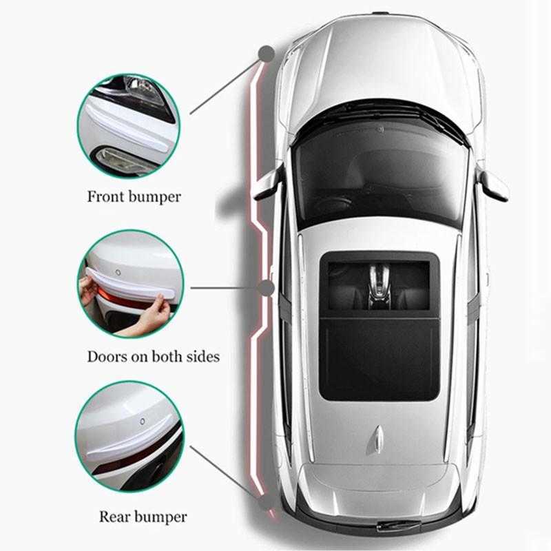 Новые новые CAR Bumper Protector STREPER SHAGE CONTREANG Угловые защитные полосы царатурных аварийных лезвий Anti-Collision Antipo Accessories