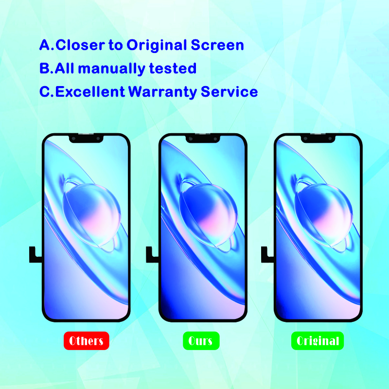 GROS JK INCELL Qualité AAA +++ Panneaux Écran LCD Pour iPhone XR Tactile Digitizer Écran Complet avec Remplacement De L'assemblage De Cadre