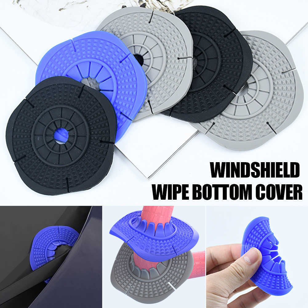 New Car Windshield Wiper Hole Protective Cover Wiper Dustproof Protection Bottom Sleeve Leaves Debris Prevention Cover Accessories