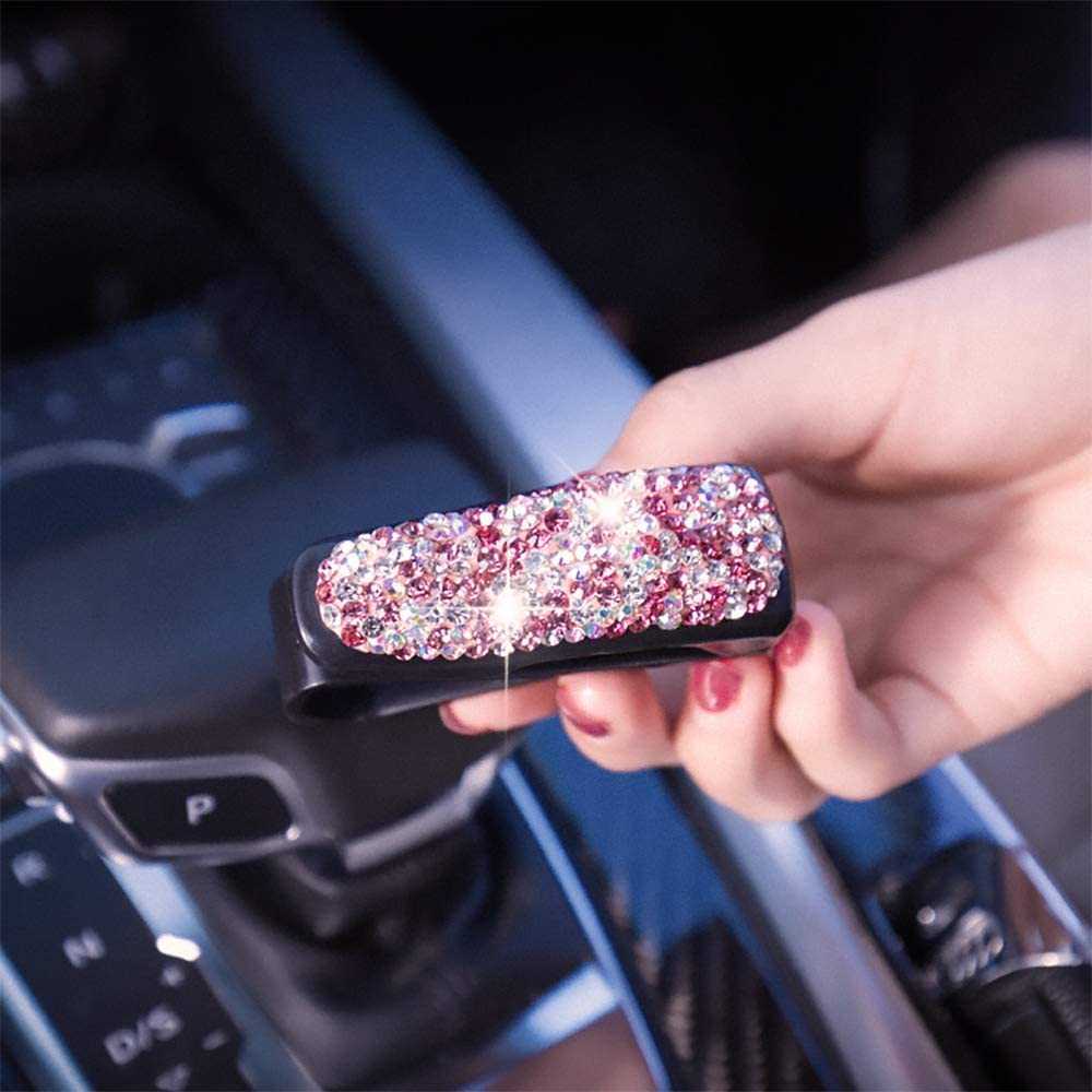 Neue Frau Auto Brillenetui Auto Sonnenblende Brillenhalter Sonnenbrille Clip Karte Tickethalter Stiftetui Clip Box Zubehör für Toyota