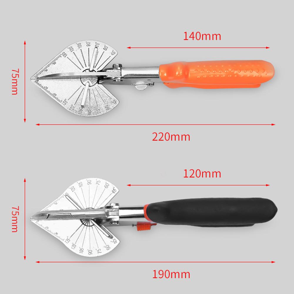 Schaar角度せん断多機能45度から120度マイターカッターハンドせん断PVC PEプラスチックパイプサイザー