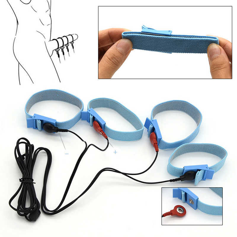 SM Game Electro Urethral Catheter Stimulate Nipple Clip Pulse Kit Anal Vuxen Sex Toys For Women Men Electric Shock Vibrator