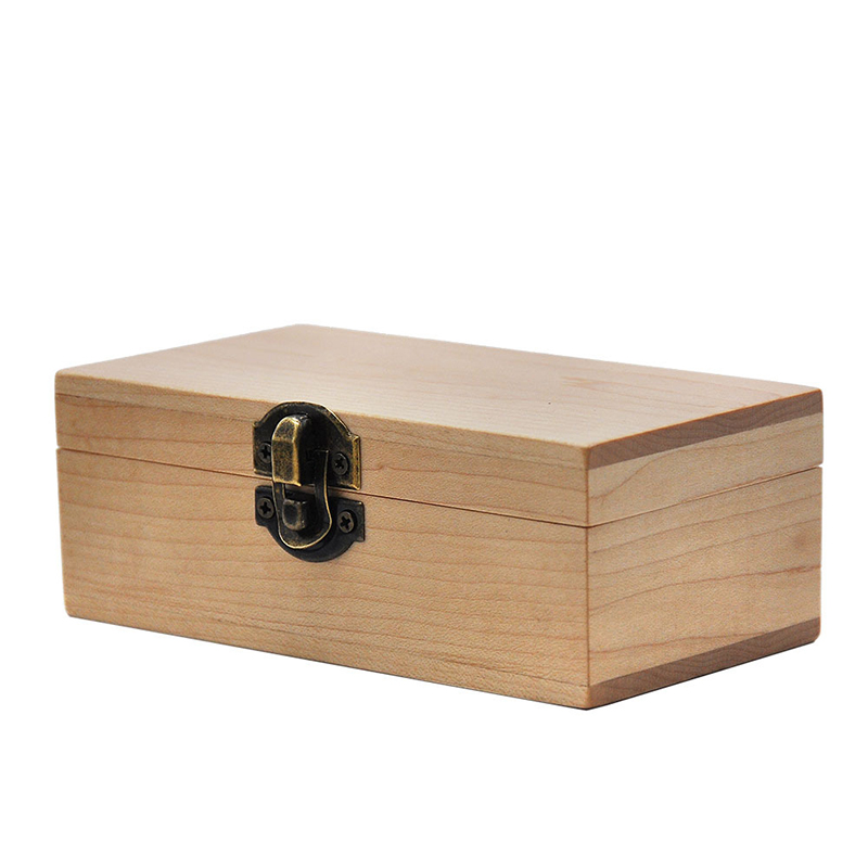 천연 나무 파이프 그라인더 선물 상자 담배 케이스 클랙 쉘 스퀘어 흡연 세트 저장 상자 136*71*50mm