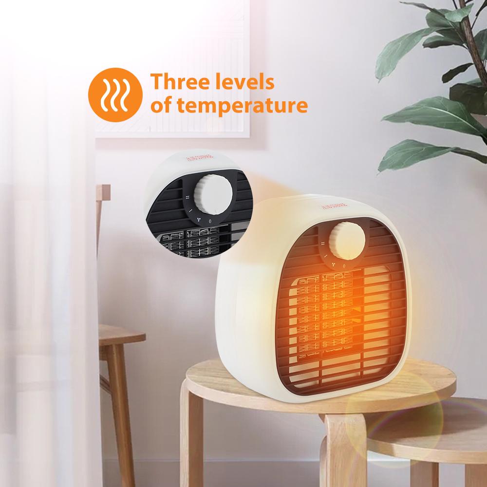 Fans Portable Electric Heater Fast Heat Weating Mini Desktop Fan Heater Winter Heat Warmer For Home Office Room Low Noise Air Heater