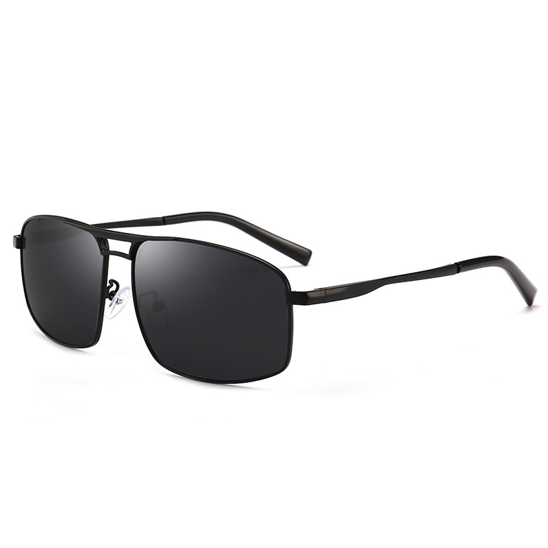 Mode Dubbele Brug Zonnebril Mannen Vrouwen Designer Vierkante Zonnebril Metalen Frame Outdoor UV400 Rijden Brillen met Cases314t